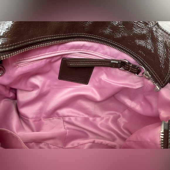 Vintage Design Coach Madison Geometric brown bag Nr.14133 - Picture 11 of 13